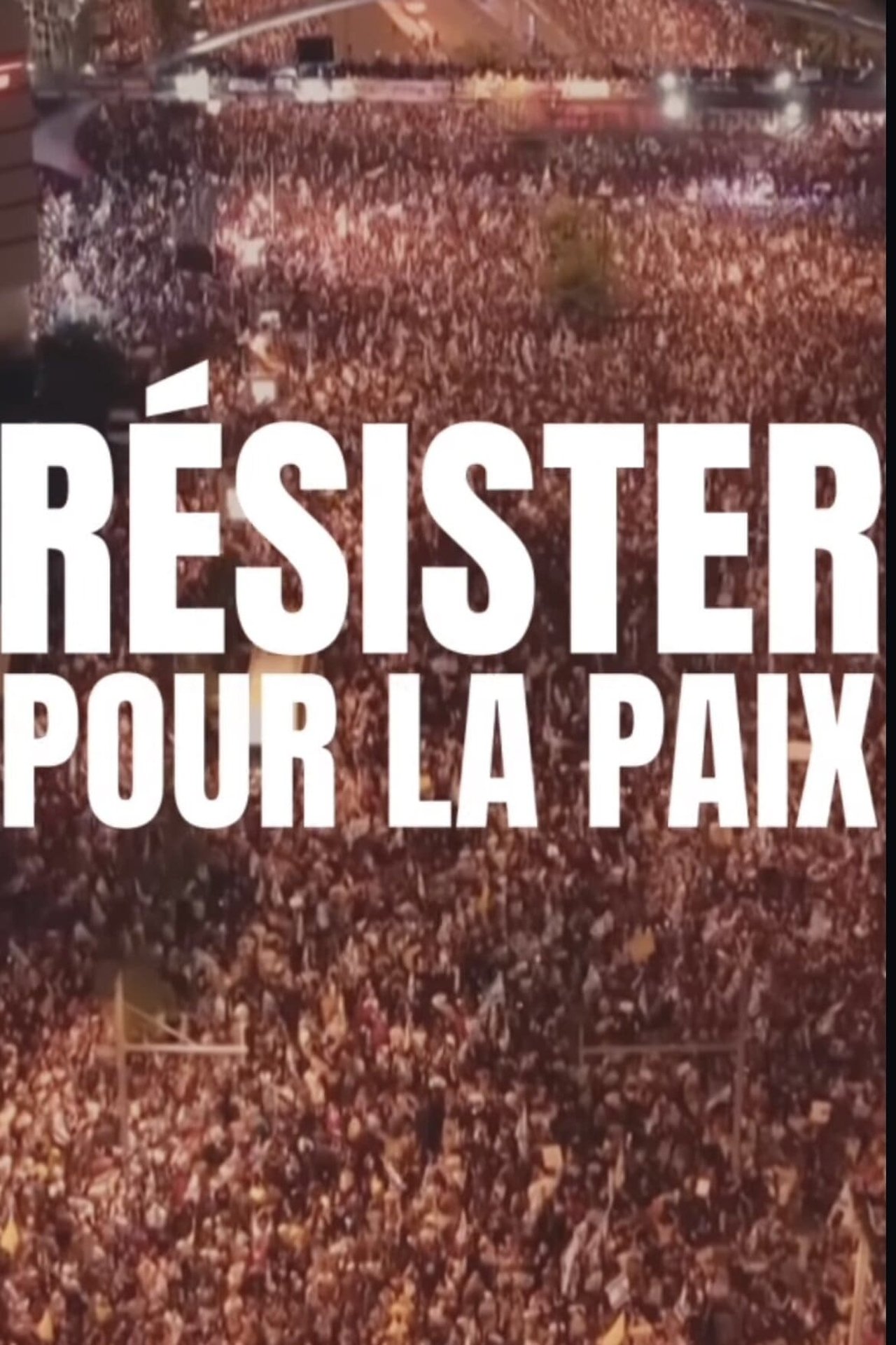 Résister pour la paix poster