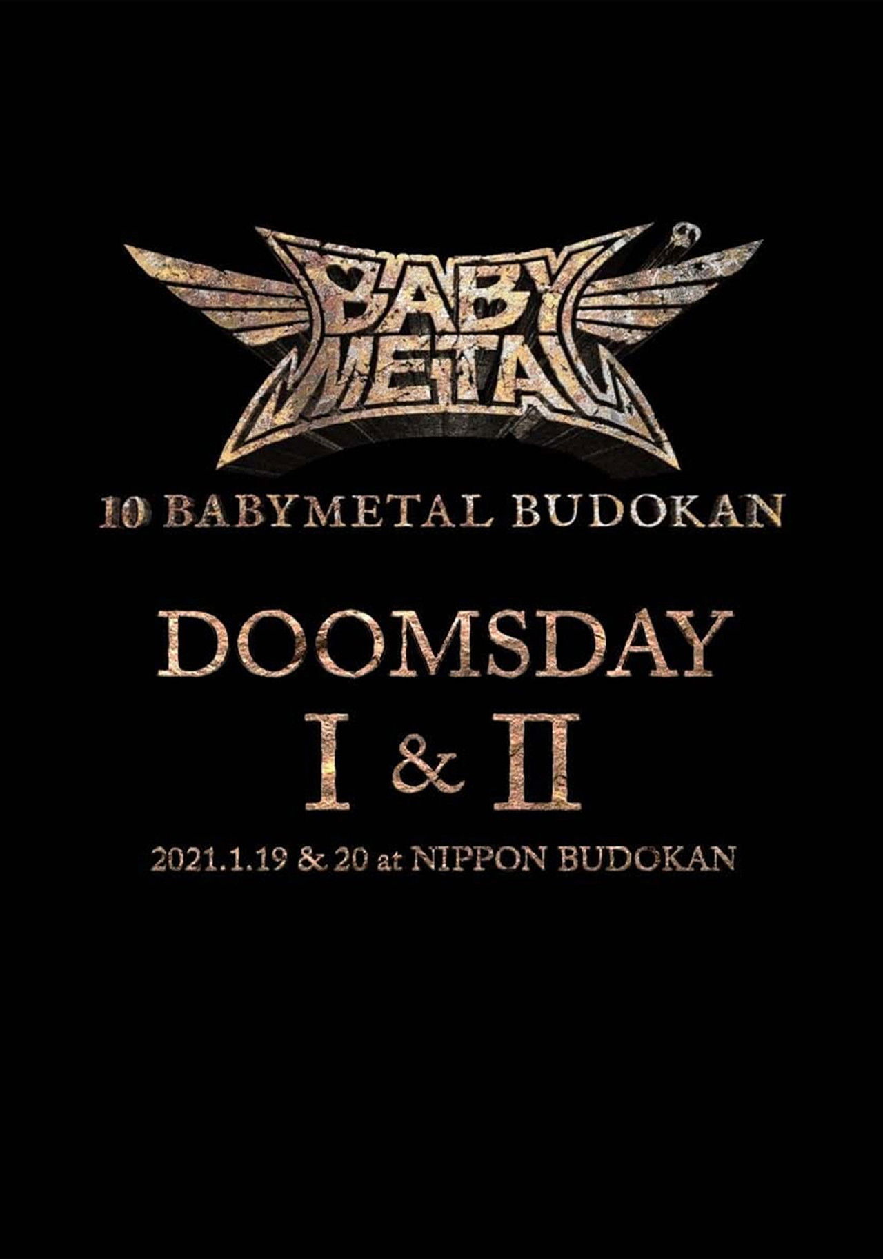 10 BABYMETAL BUDOKAN - DOOMSDAY I & II Backdrop