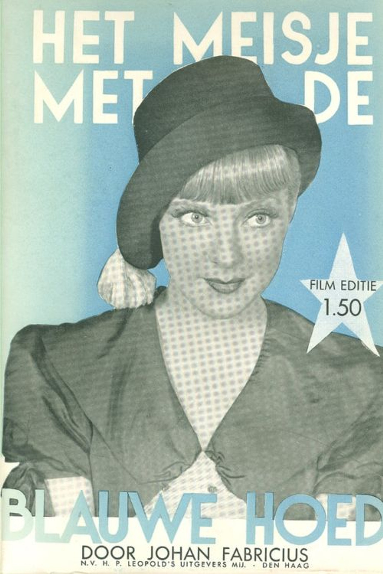 Het Meisje met den Blauwen Hoed Backdrop