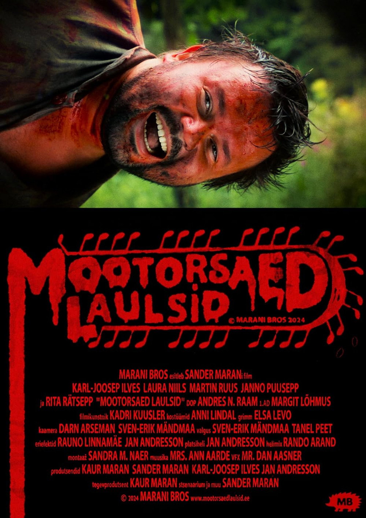 Mootorsaed laulsid filmaffisch