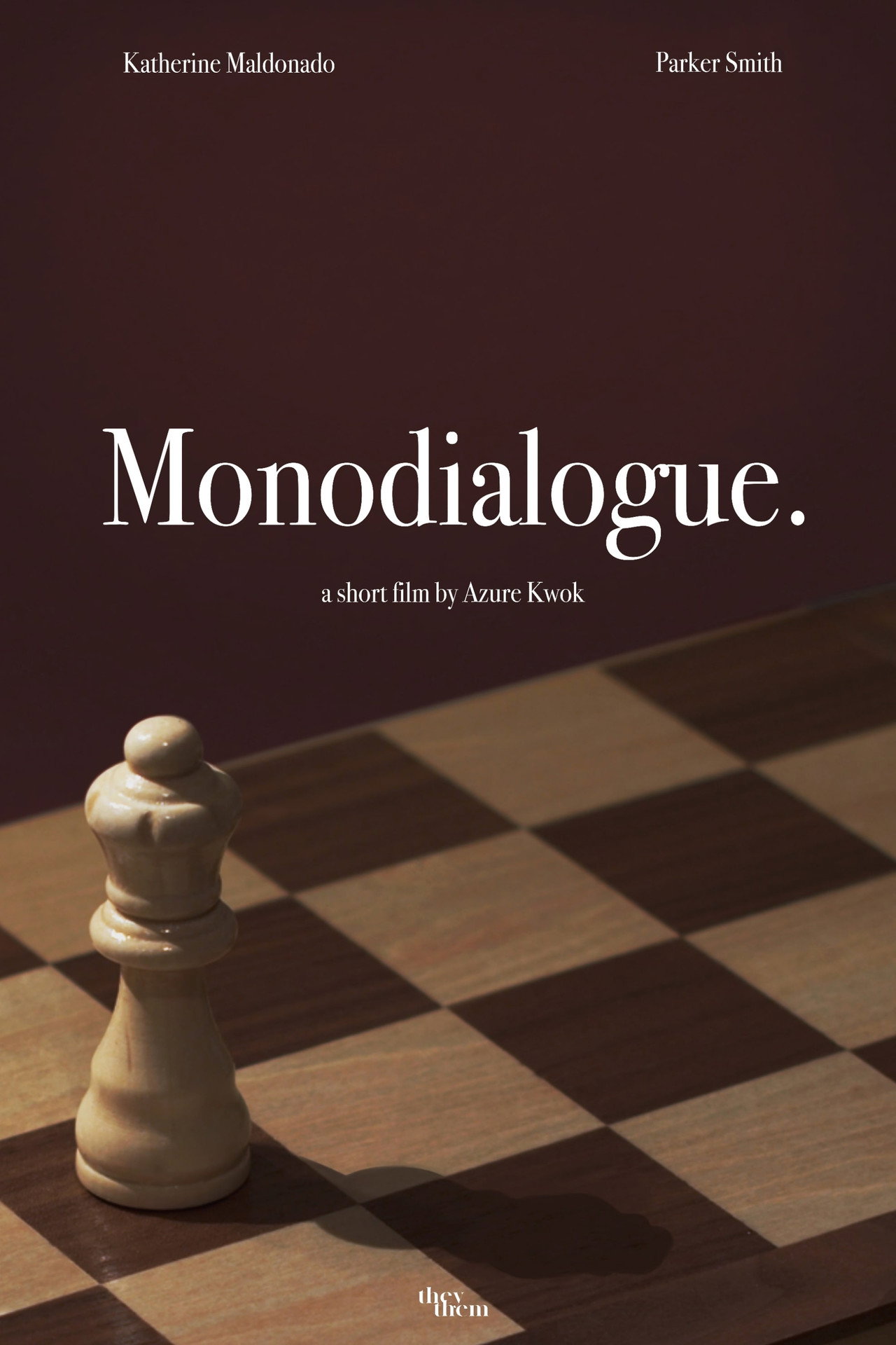 Monodialogue. filmaffisch