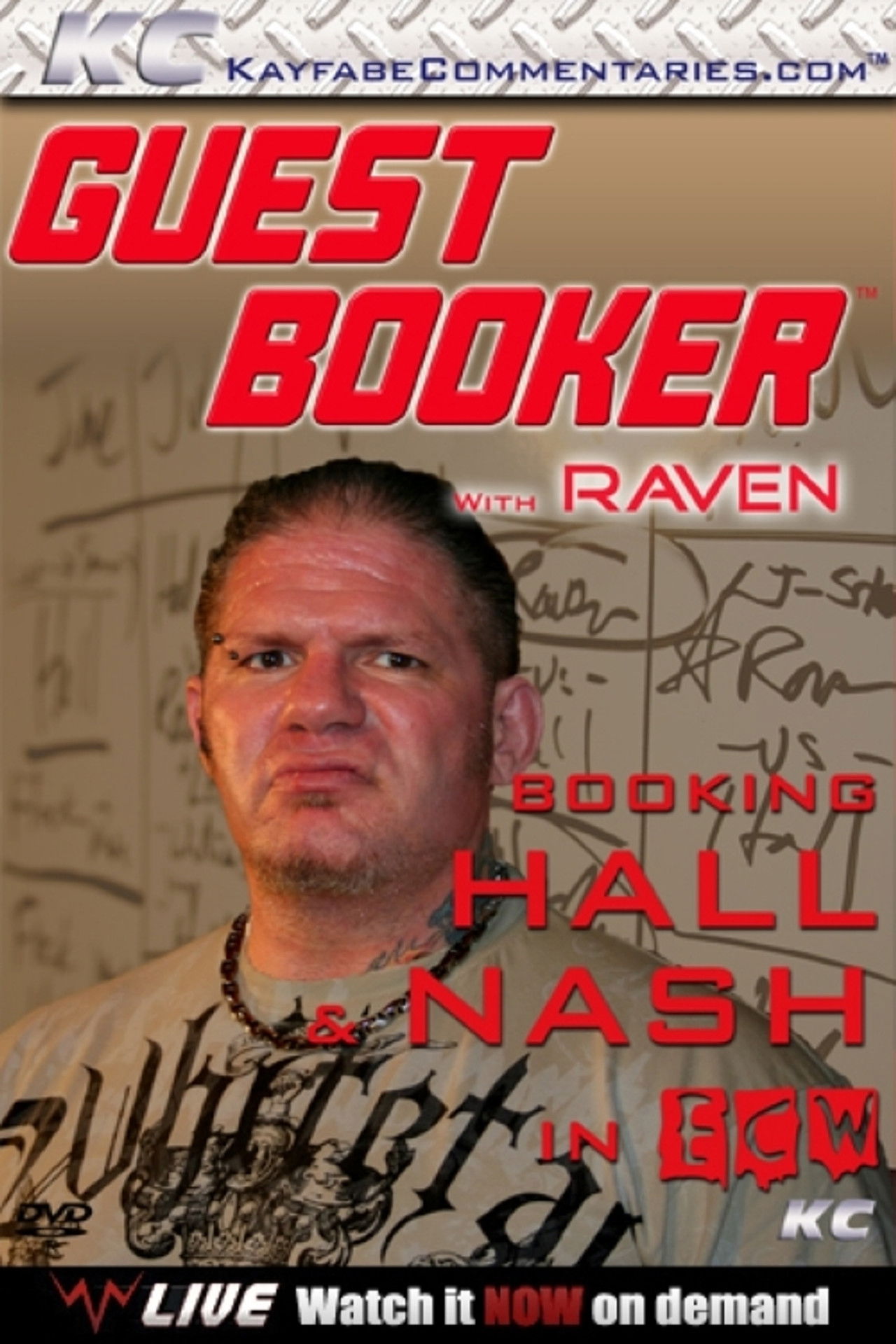 Guest Booker with Raven Backdrop