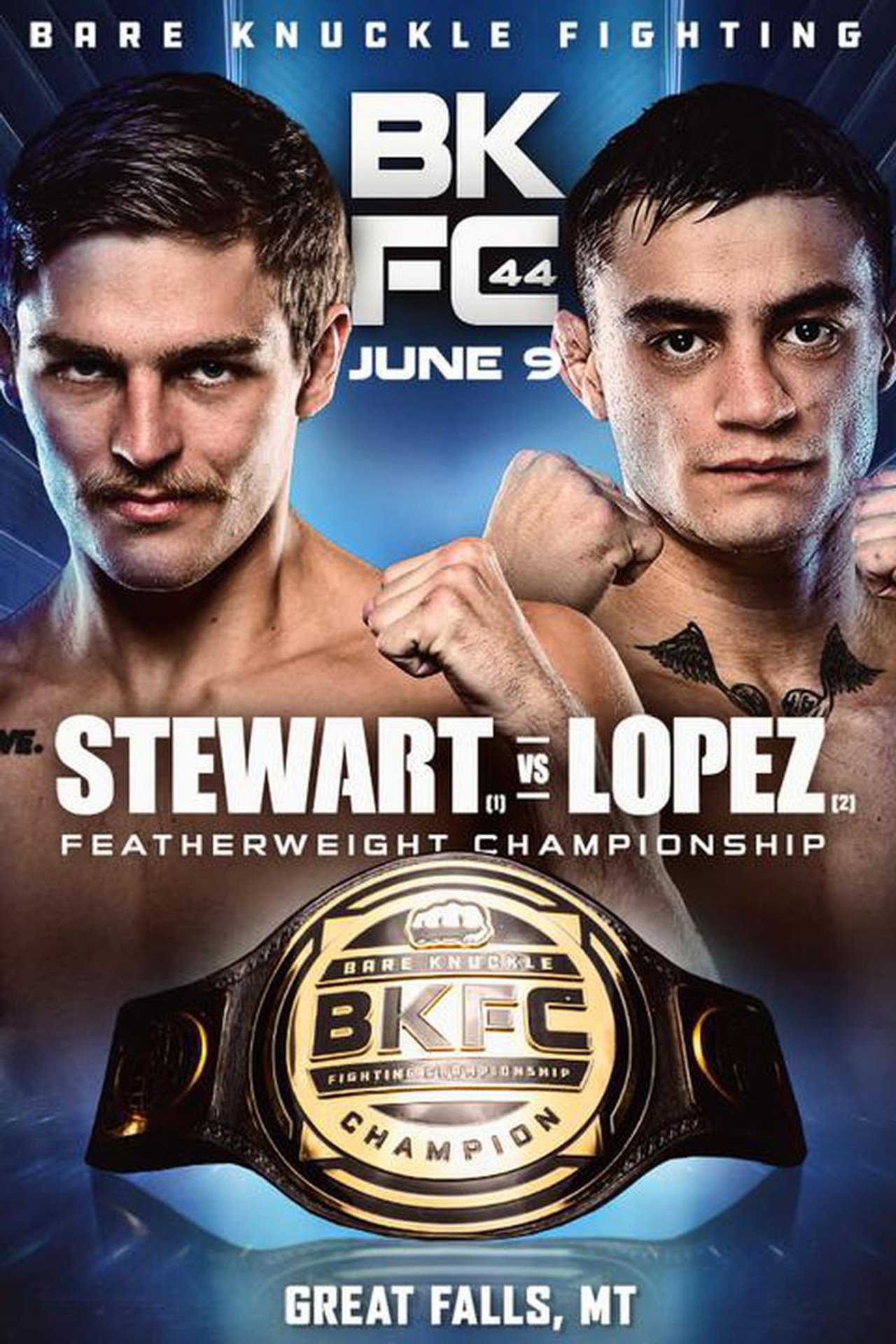 BKFC 44: Stewart vs. Lopez filmaffisch