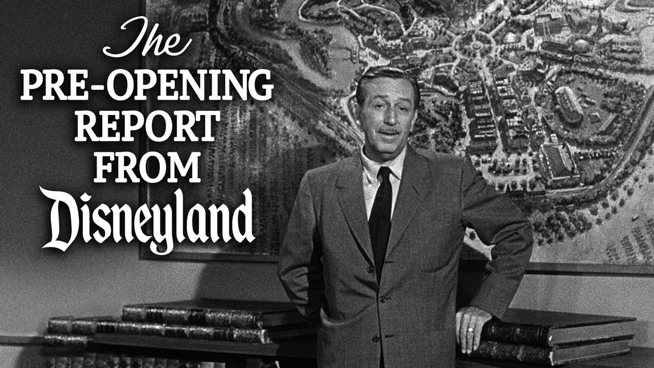 The Pre-Opening Report from Disneyland background