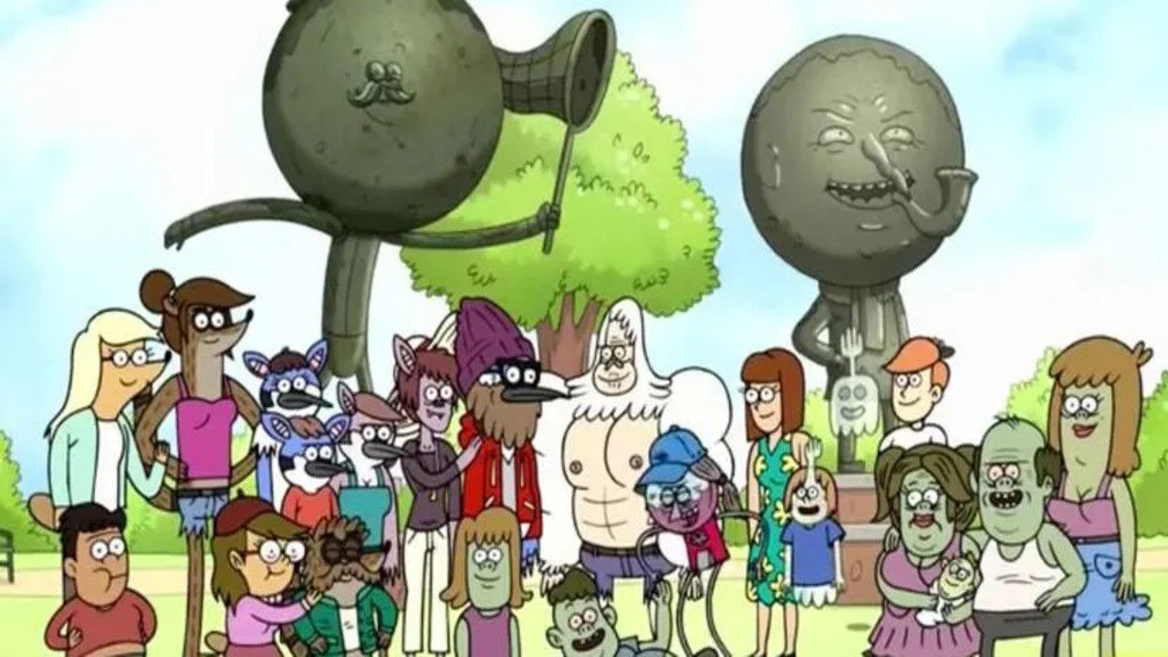 Regular Show: A Regular Epic Final Battle backdrop