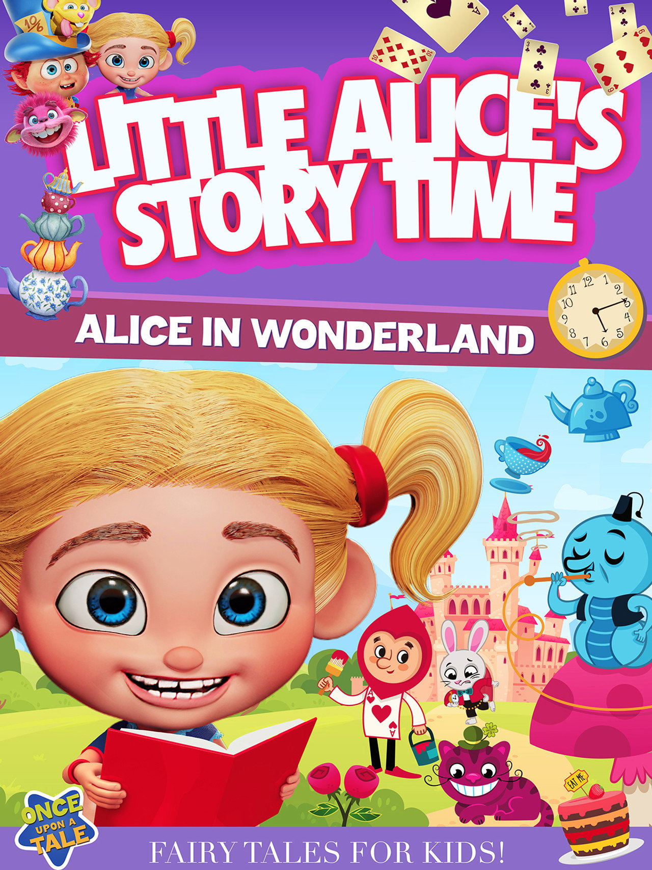 Little Alice's Storytime: Alice in Wonderland Backdrop