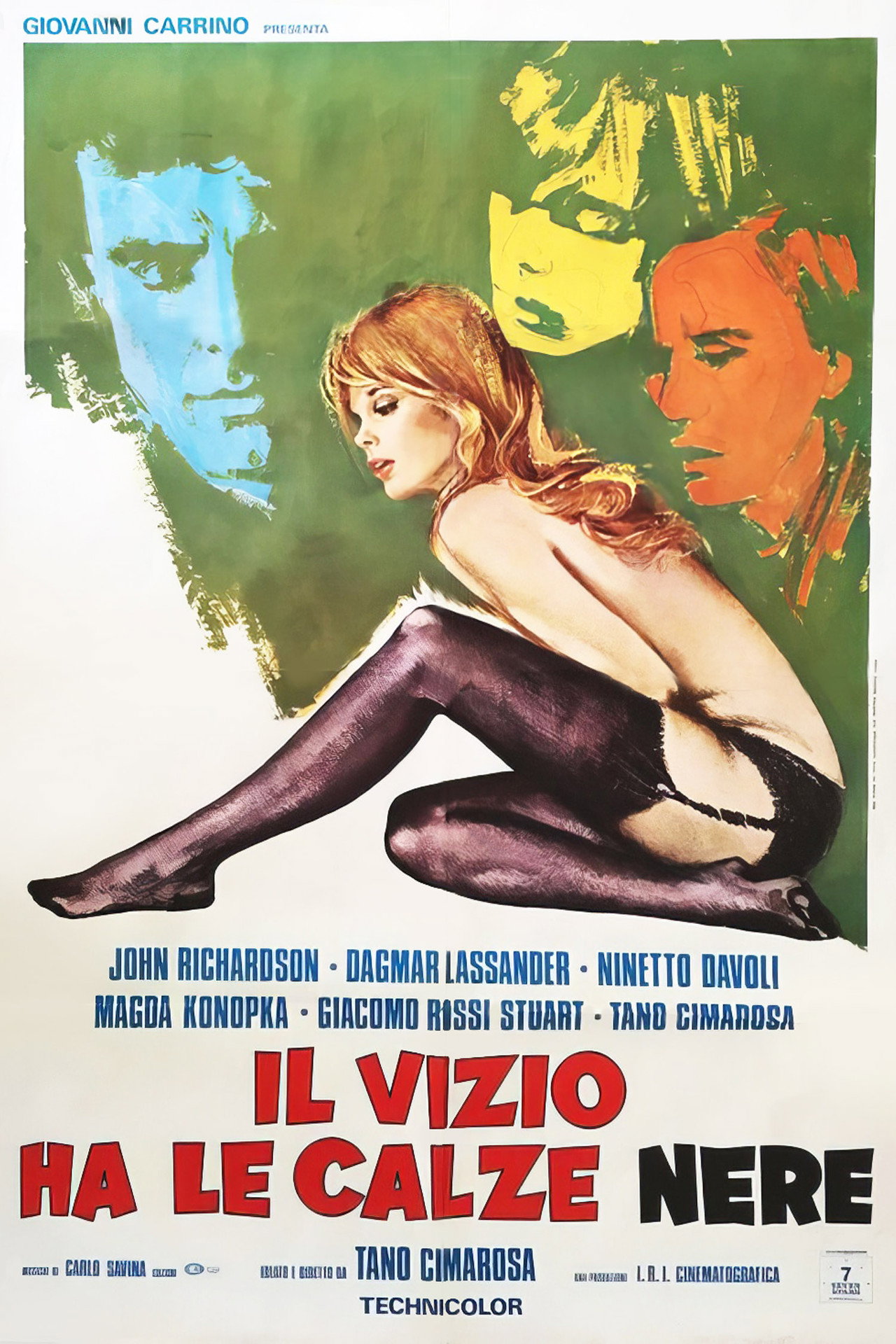 Il vizio ha le calze nere filmaffisch