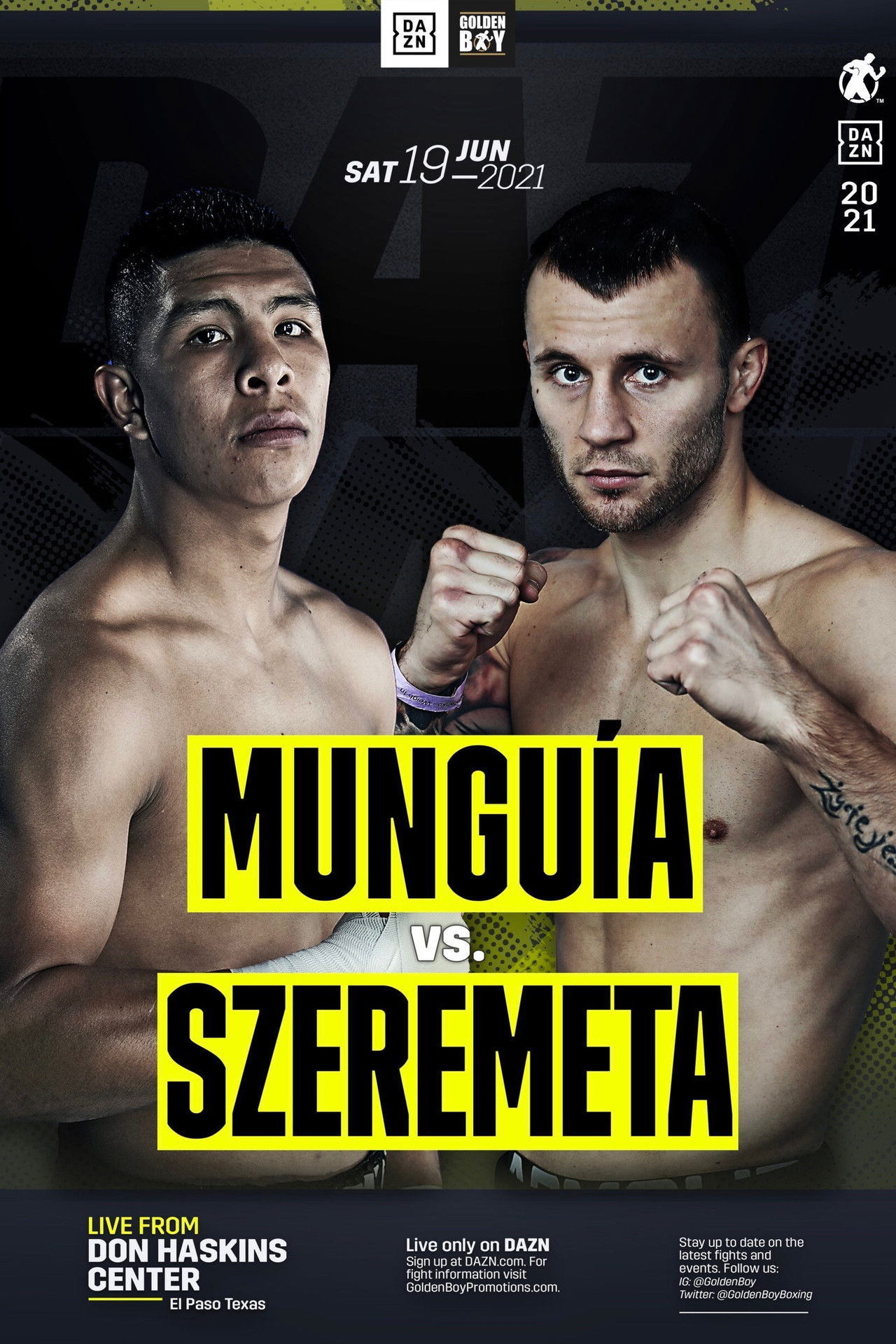 Jaime Munguia vs. Kamil Szeremeta Backdrop