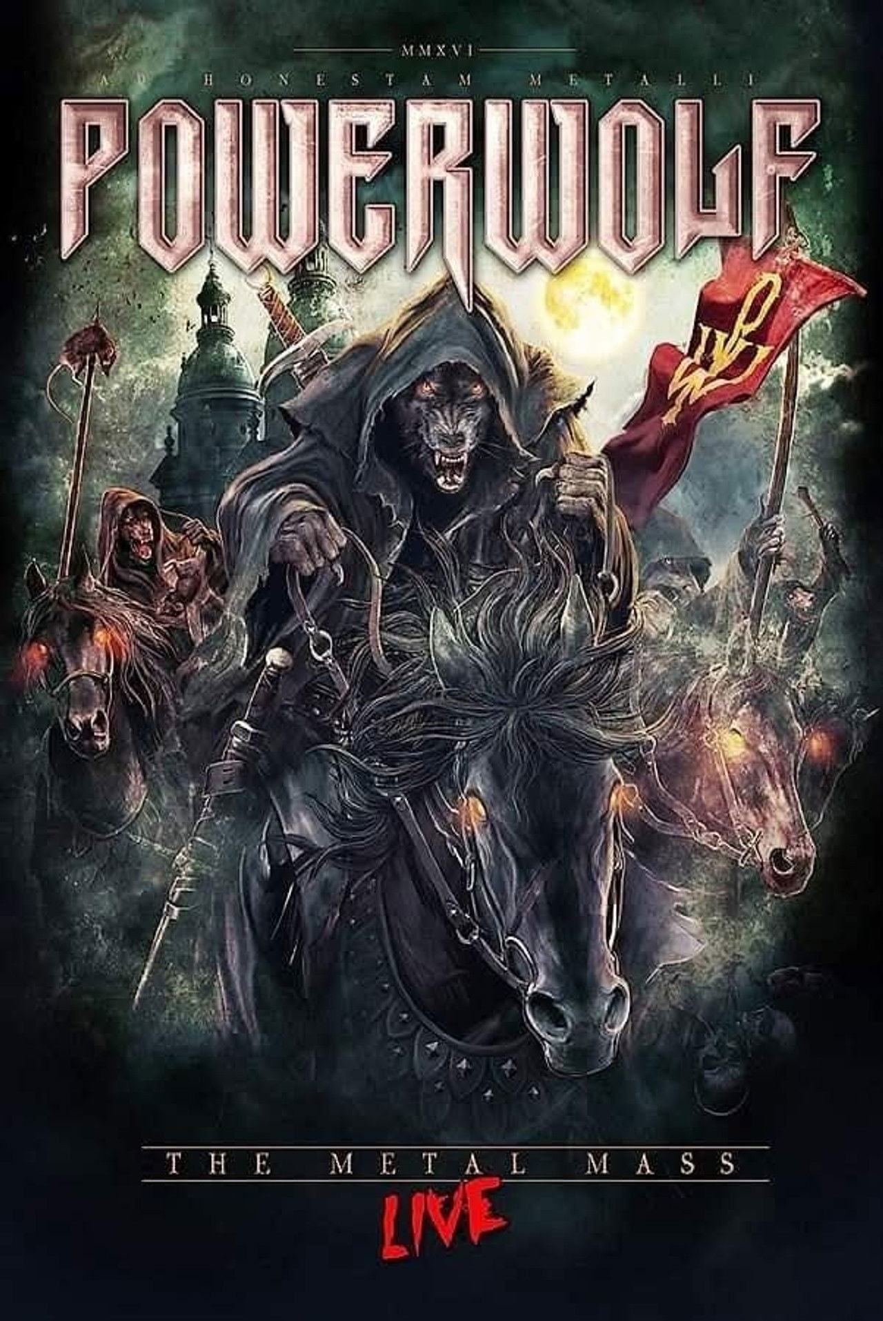 Powerwolf Live at Oberhausen 2015 Backdrop