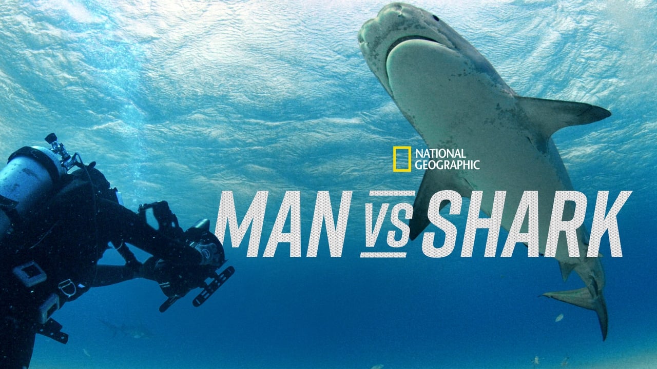 Man vs. Shark background