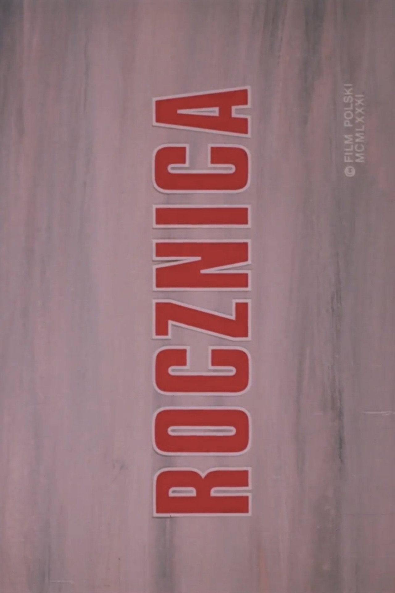 Rocznica filmaffisch