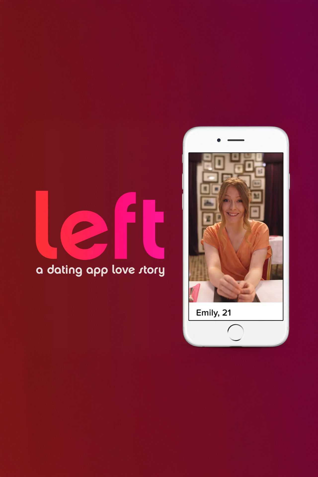 Left: A Dating App Love Story Backdrop