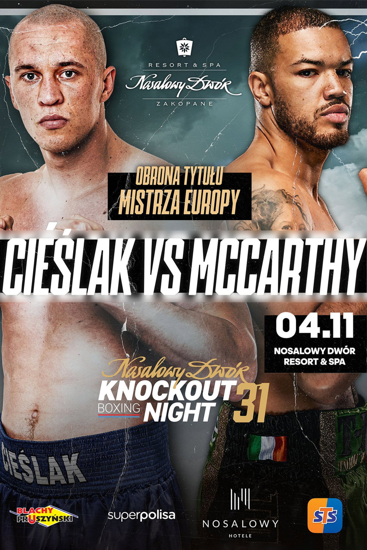 Michal Cieslak vs. Tommy McCarthy filmaffisch