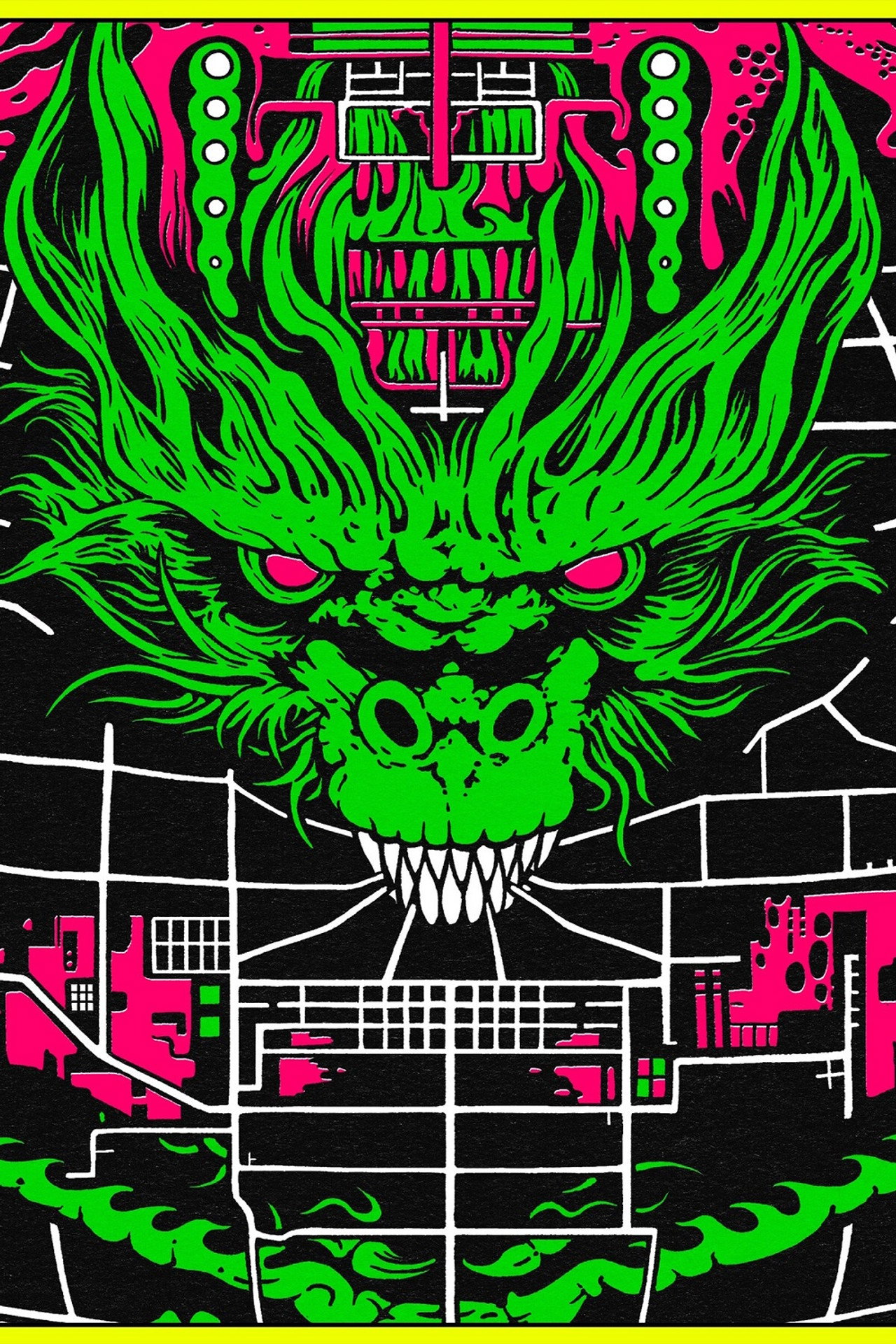 King Gizzard & The Lizard Wizard - Live in Chicago '24 Backdrop