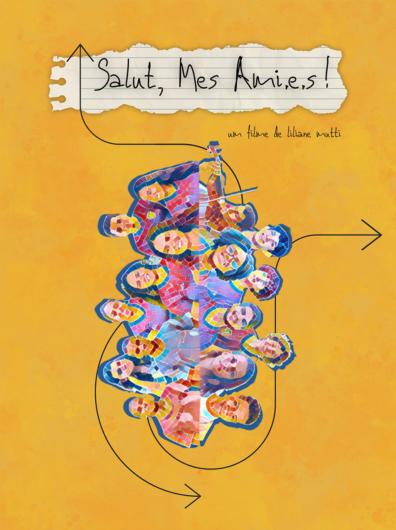 Salut, mes ami.e.s! filmaffisch