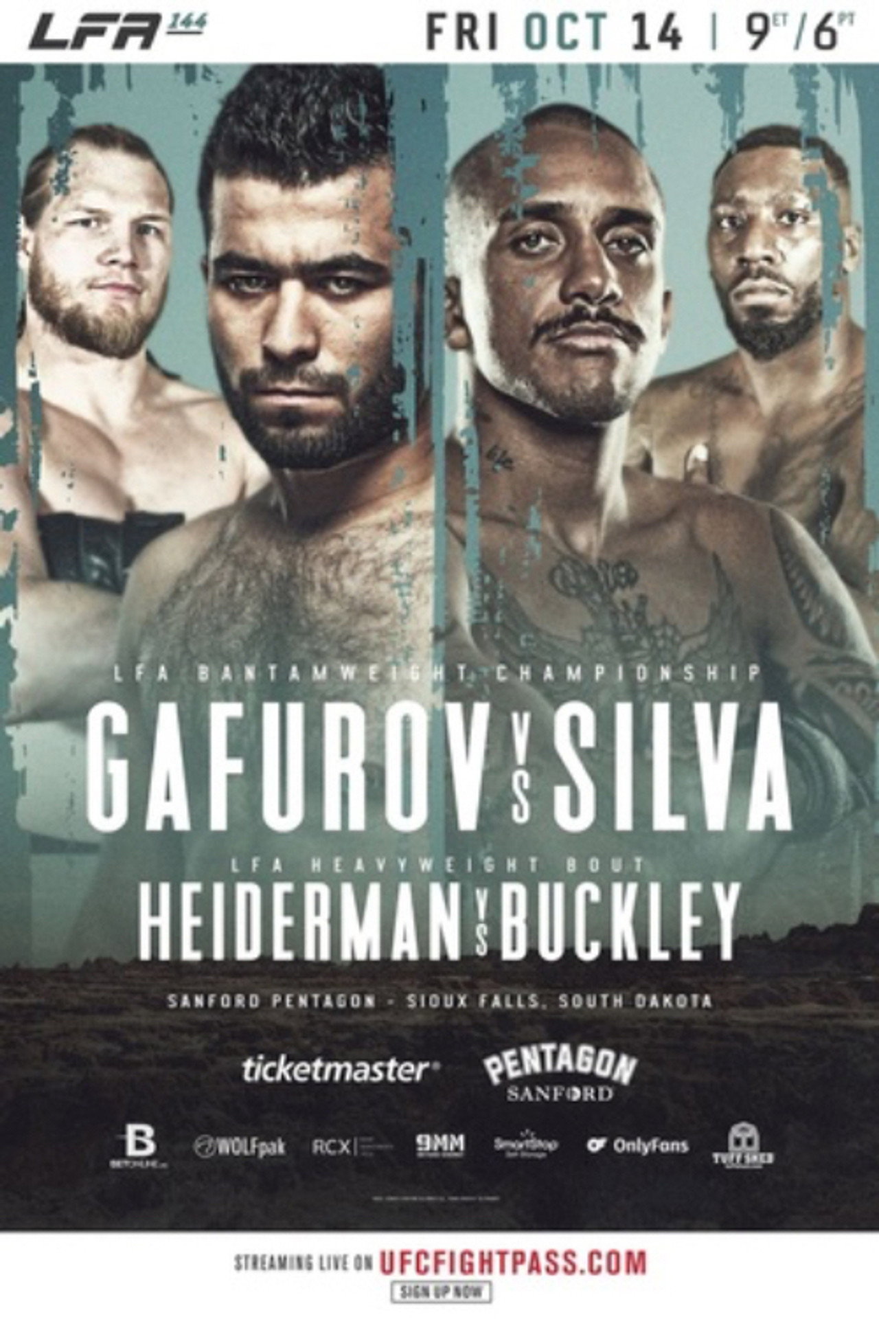 LFA 144: Gafurov vs. Silva Backdrop