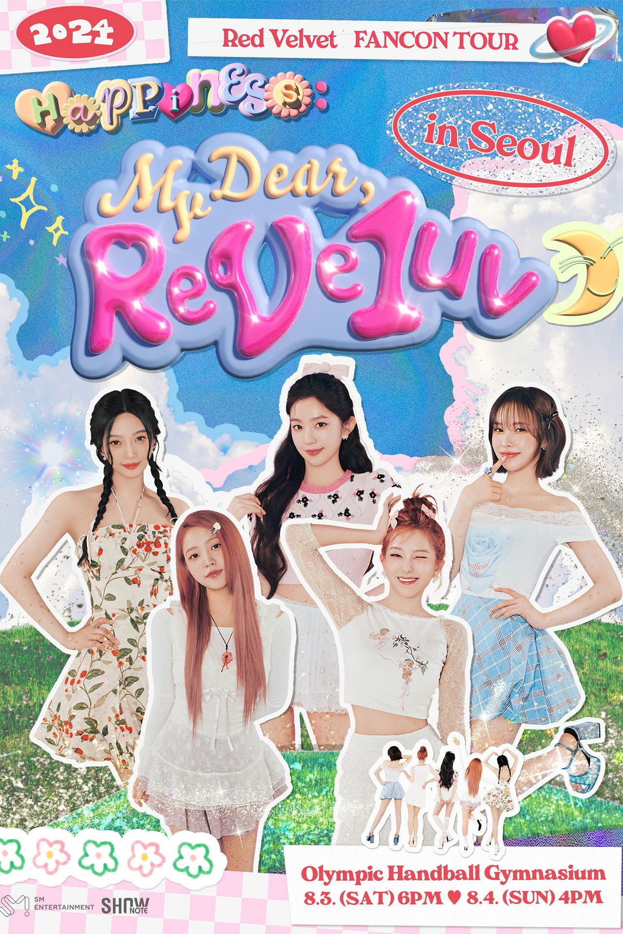Red Velvet - 2024 Fancon Tour 'Happiness: My Dear, ReVe1uv' in Seoul Backdrop