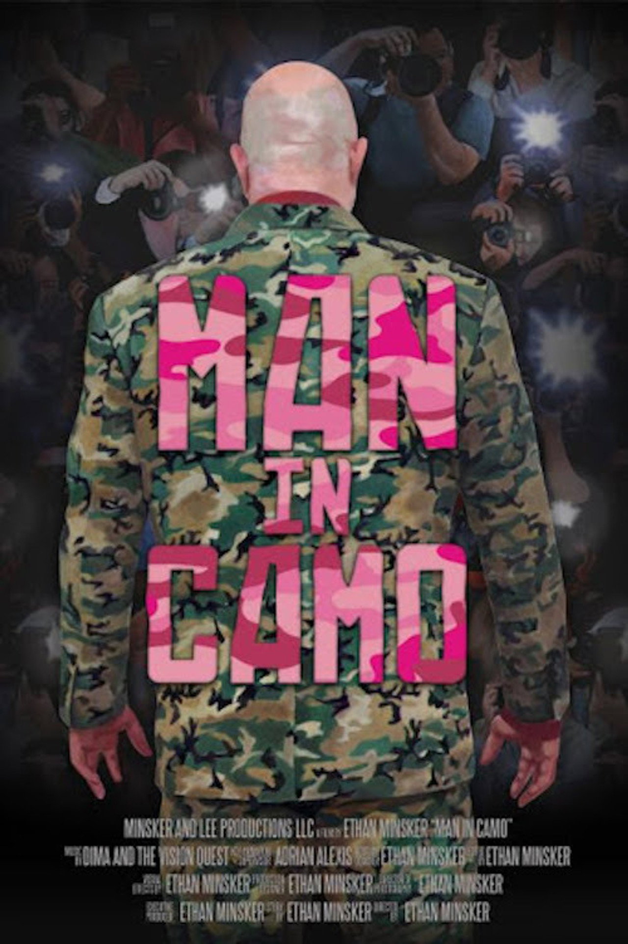 Man in Camo Backdrop