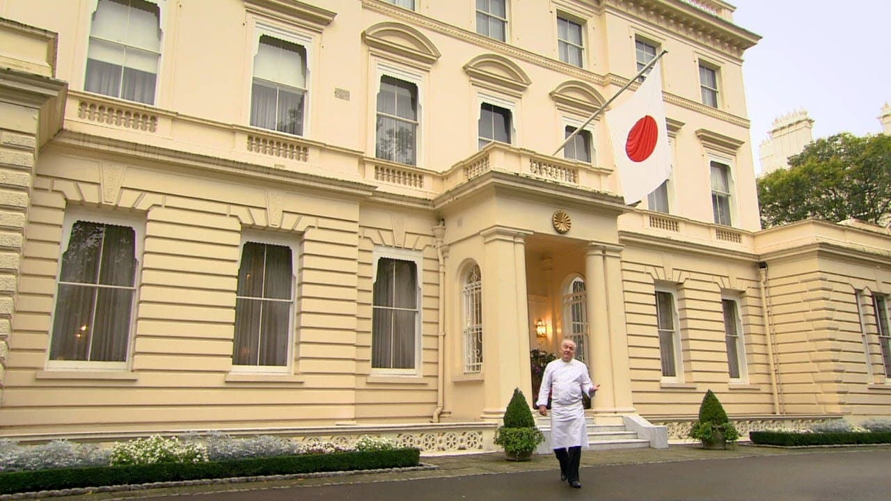 Rick Stein and the Japanese Ambassador background