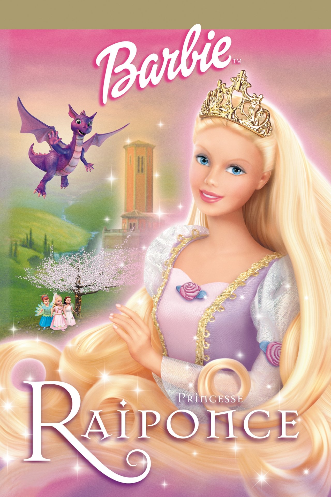 Barbie, princesse Raiponce poster