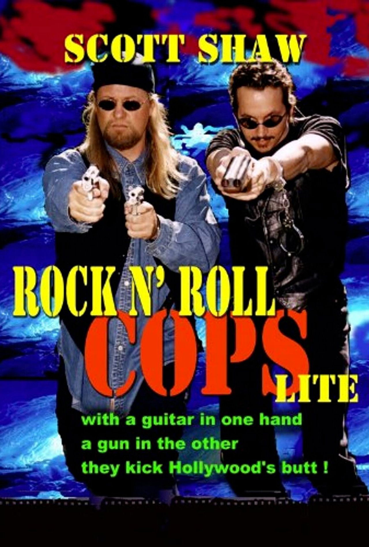 Rock n' Roll Cops Lite Backdrop