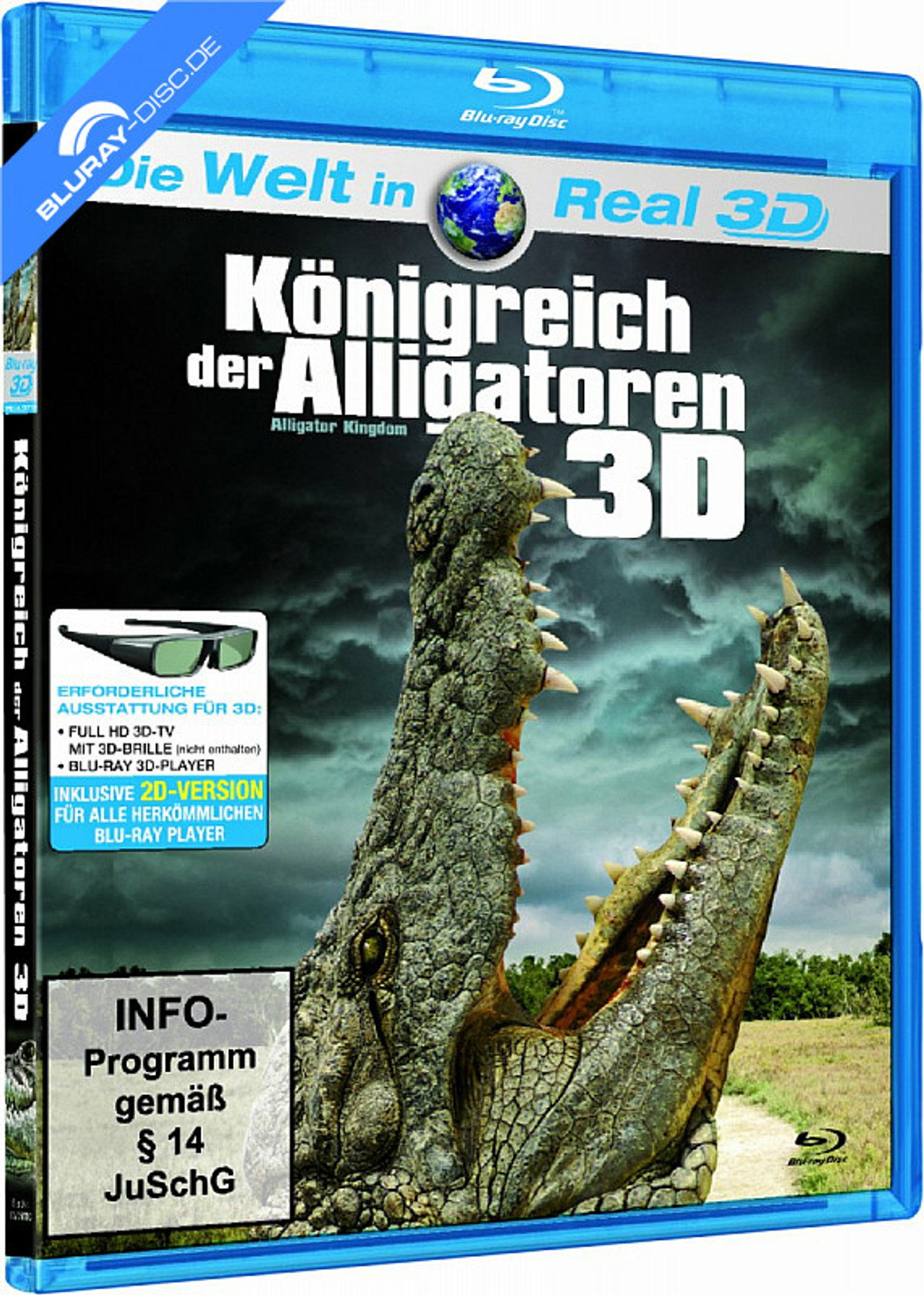 Alligator Kingdom 3D Backdrop