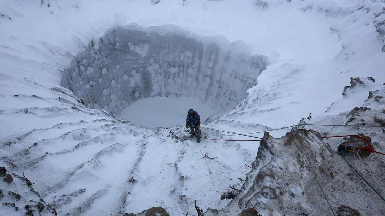 Arctic Sinkholes Backdrop