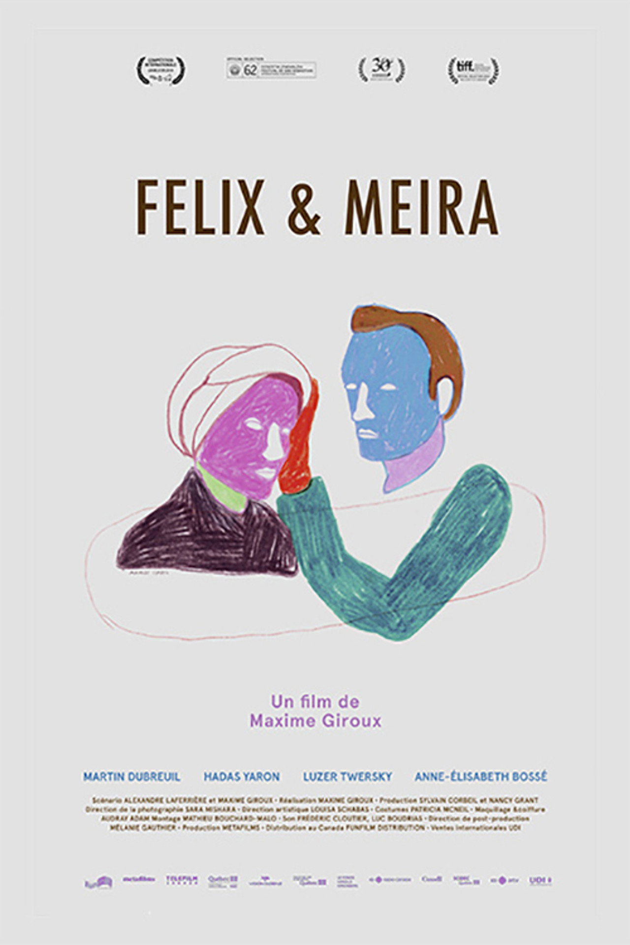 Félix et Meira filmaffisch