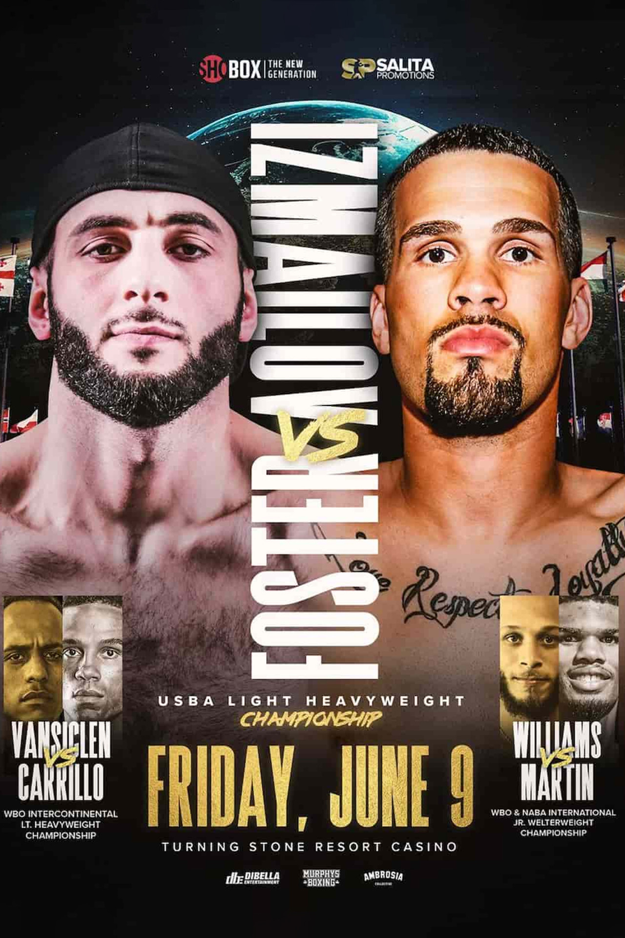Ali Izmailov vs. Charles Foster filmaffisch