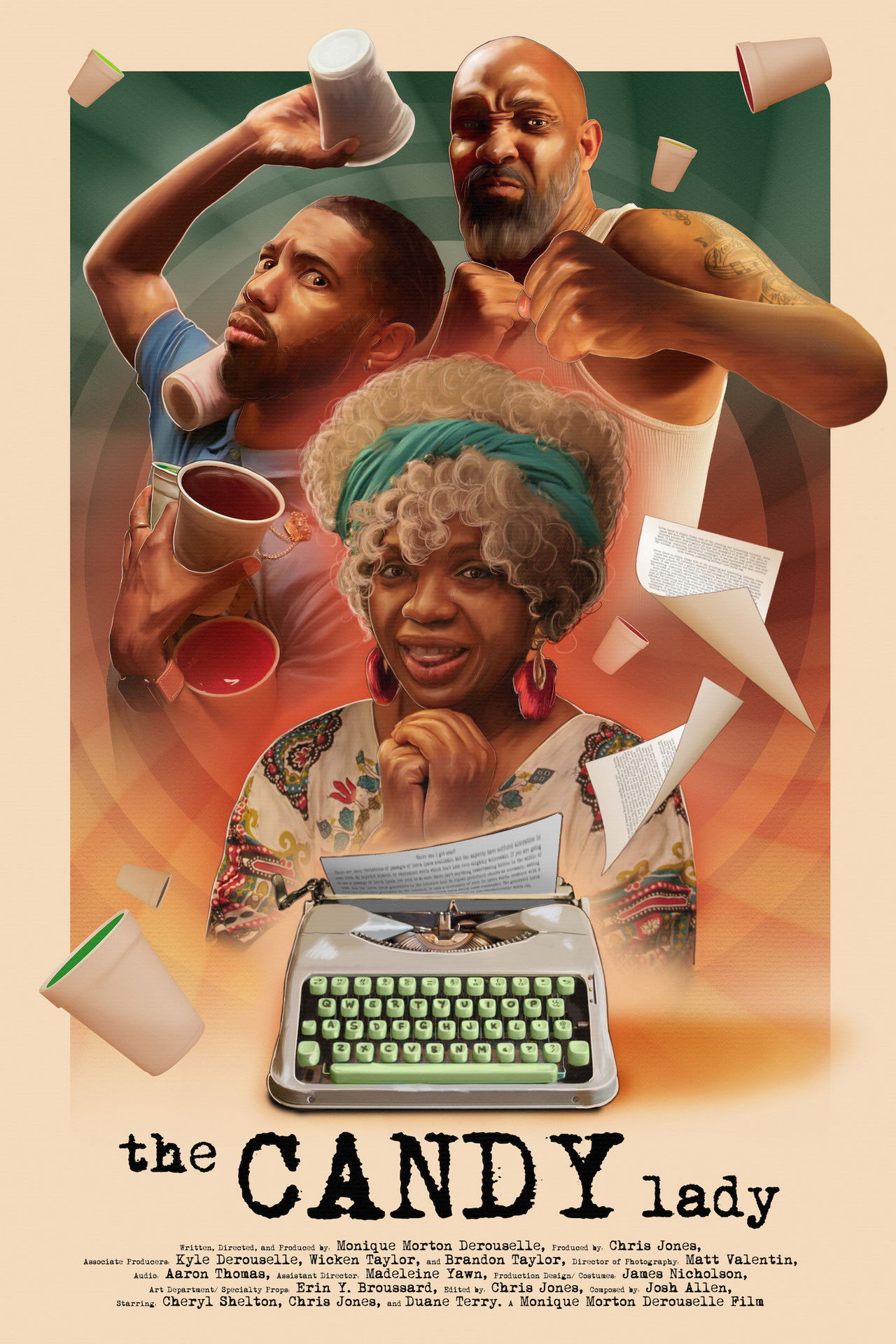 The Candy Lady Backdrop