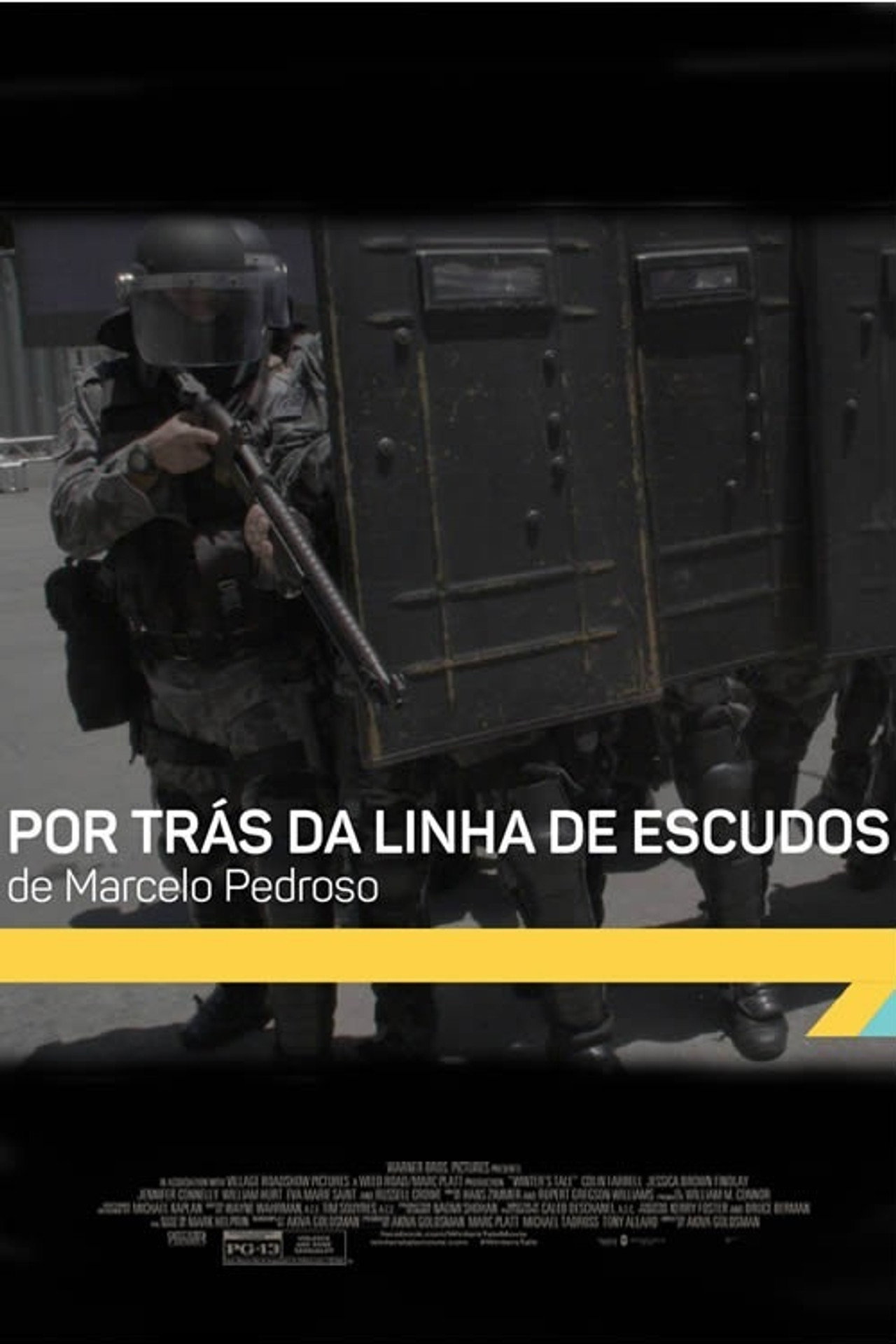 Por trás da linha de escudos filmaffisch