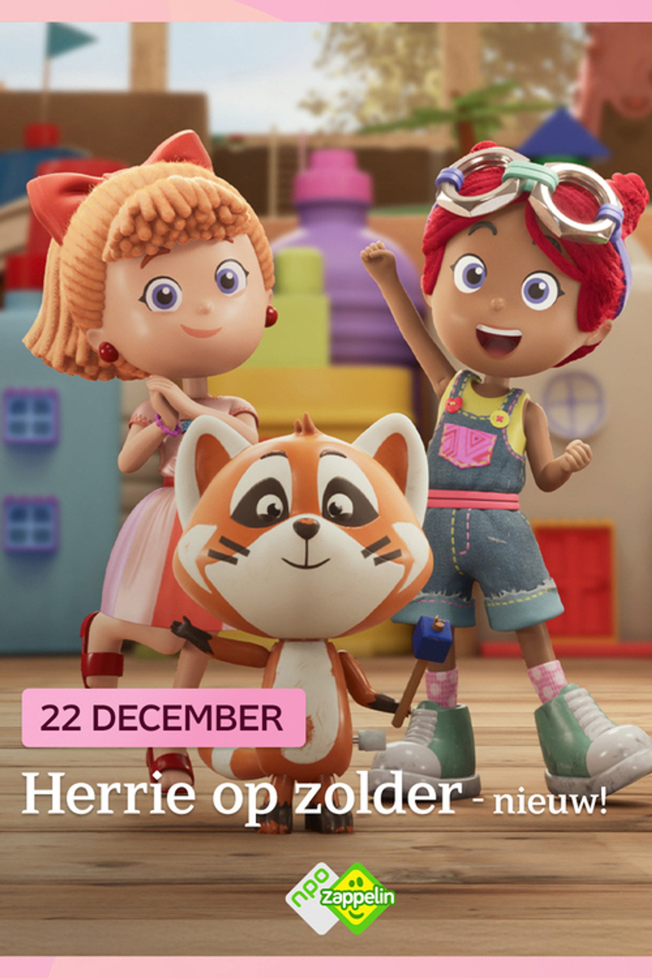 Herrie op zolder affisch