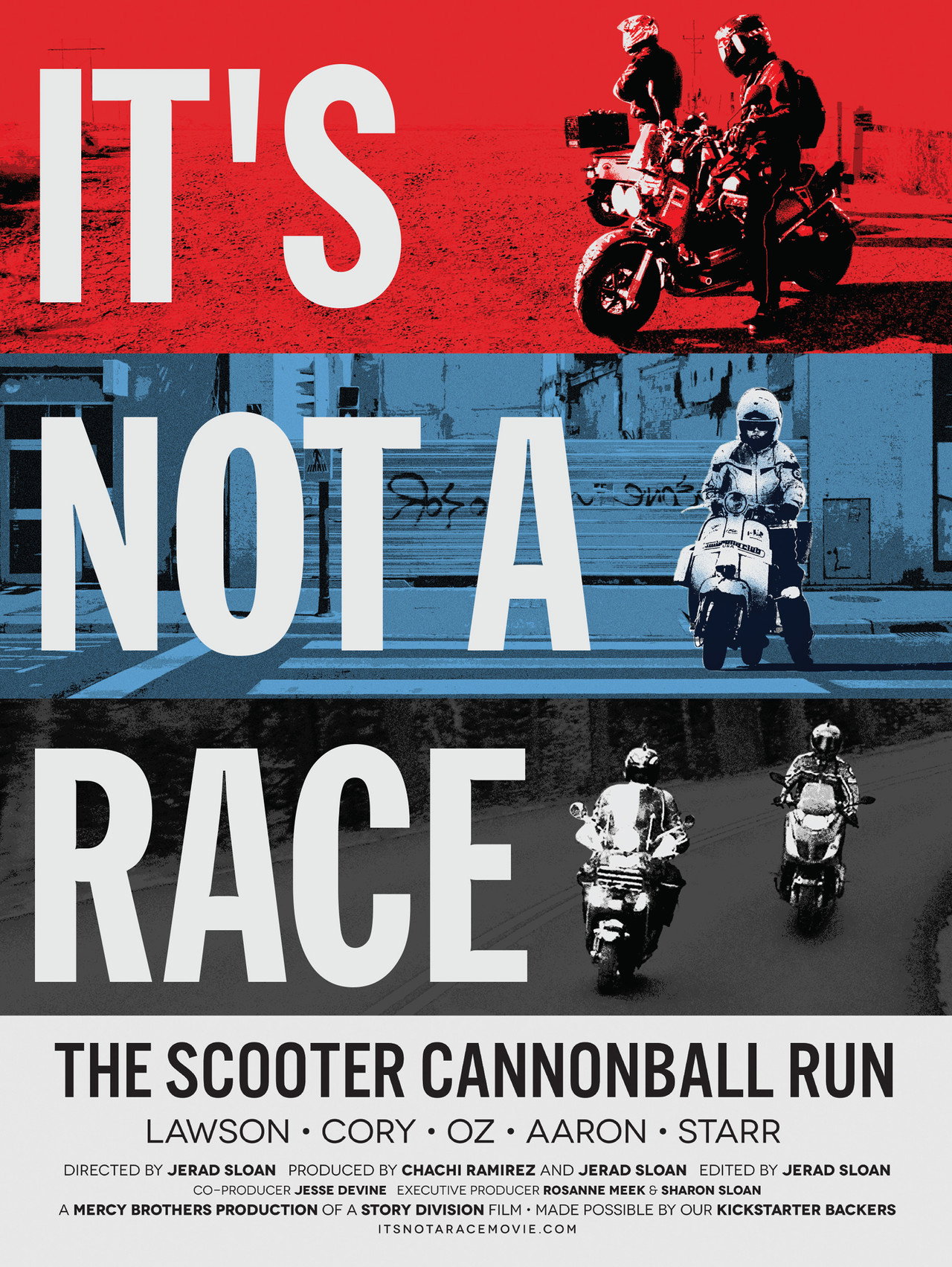 It's Not A Race: The Scooter Cannonball Run filmaffisch