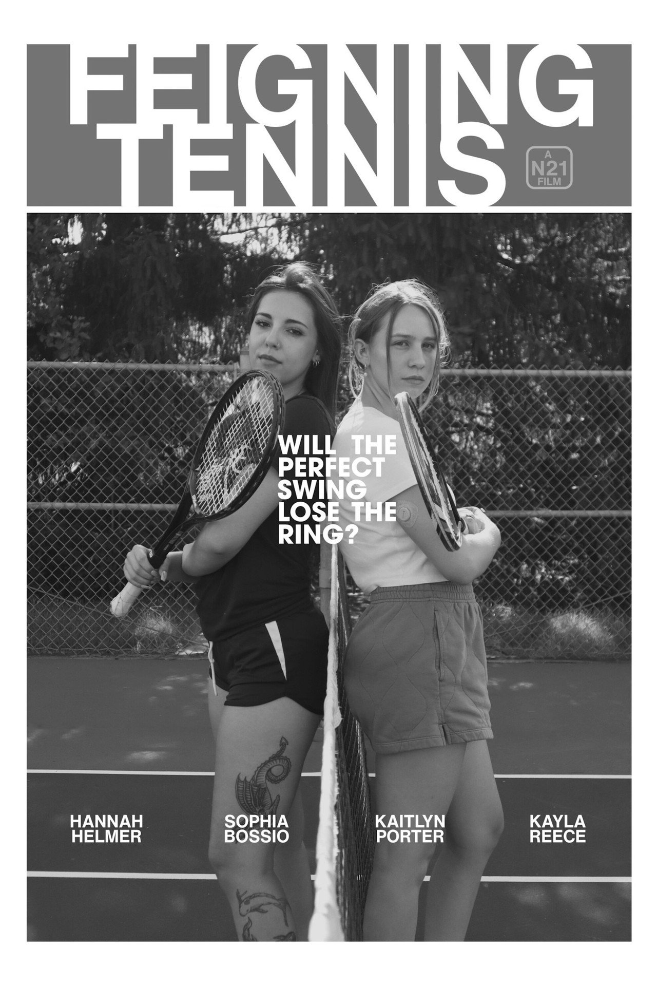 Feigning Tennis Backdrop