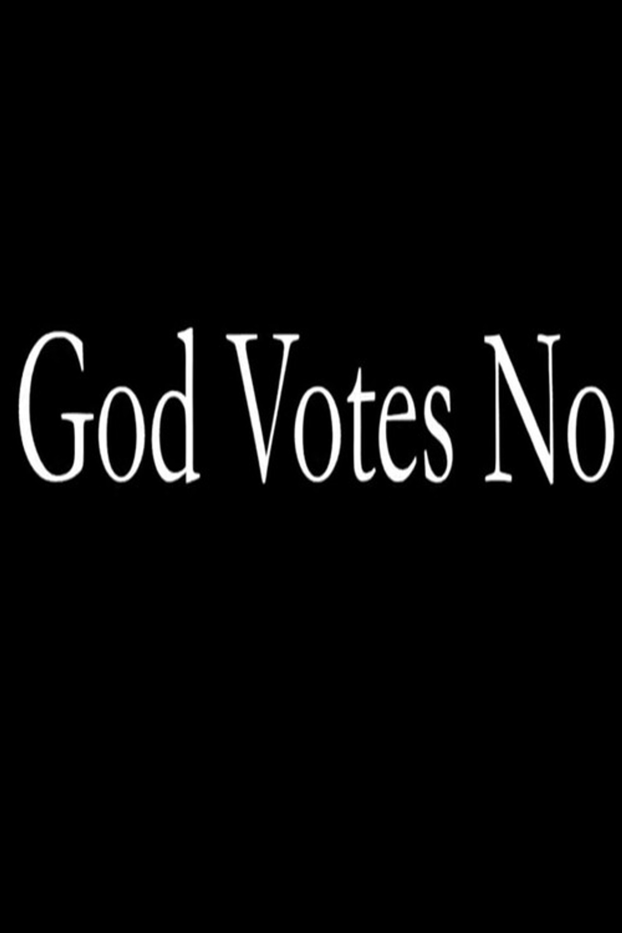 God Votes No Backdrop
