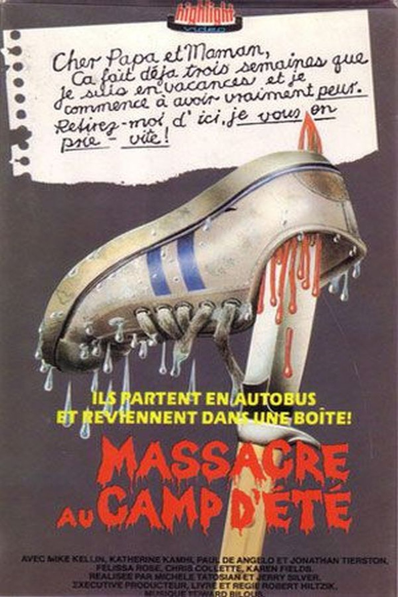 Massacre au camp d'été poster