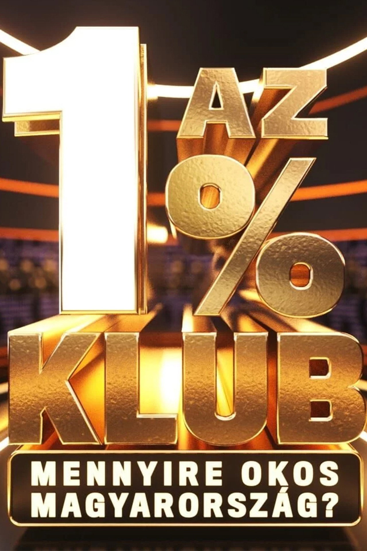 Az 1% klub - Mennyire okos Magyarország affisch