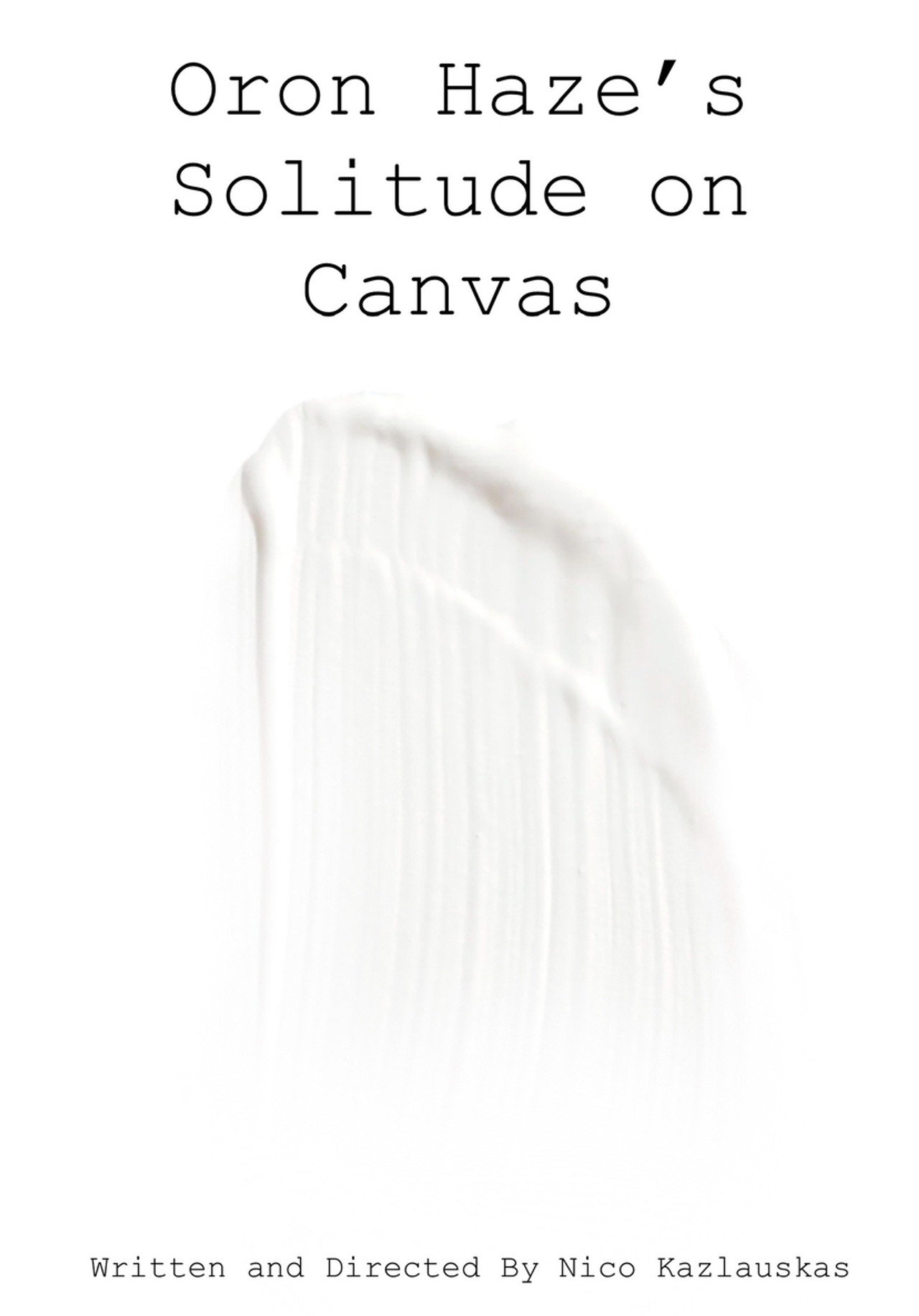 Oron Haze's Solitude on Canvas Backdrop