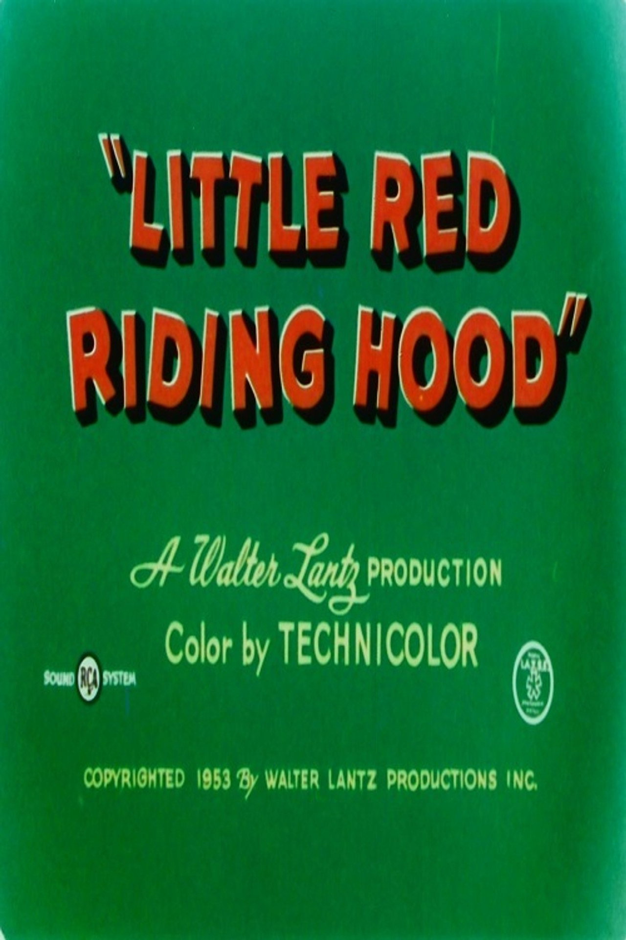 Little Red Riding Hood filmaffisch