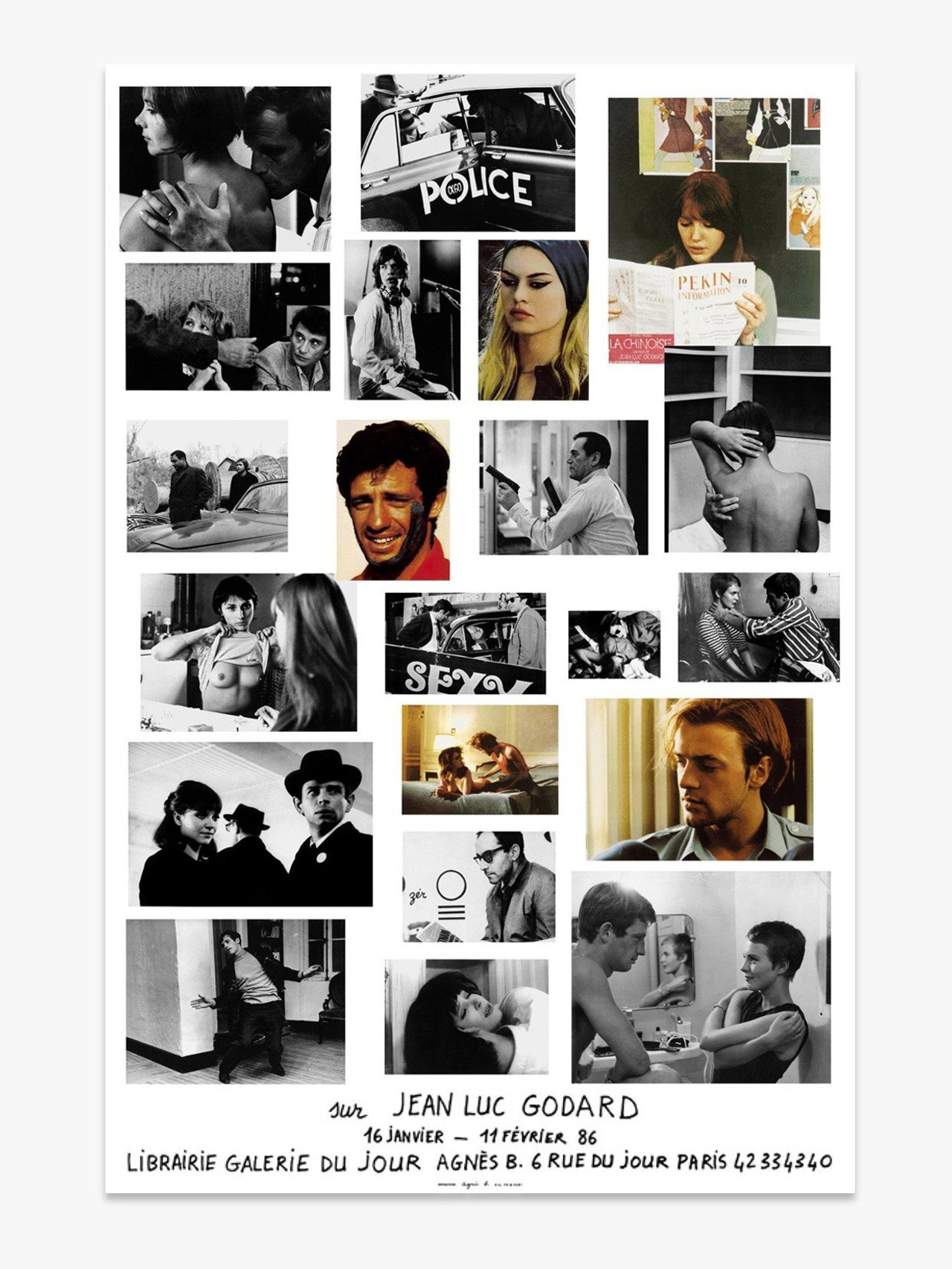 Jean-Luc Cinema Godard filmaffisch