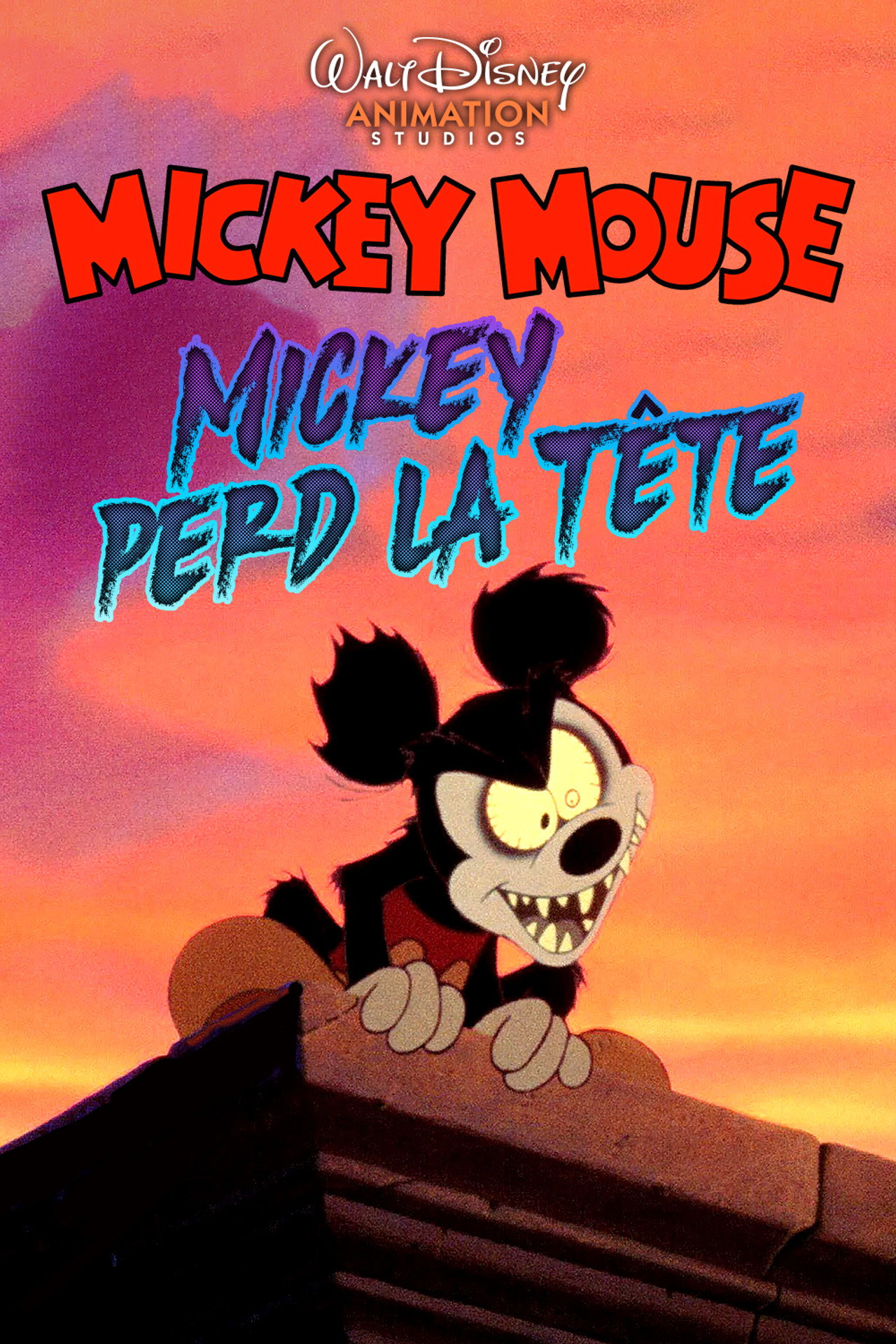 Mickey Perd la Tête poster