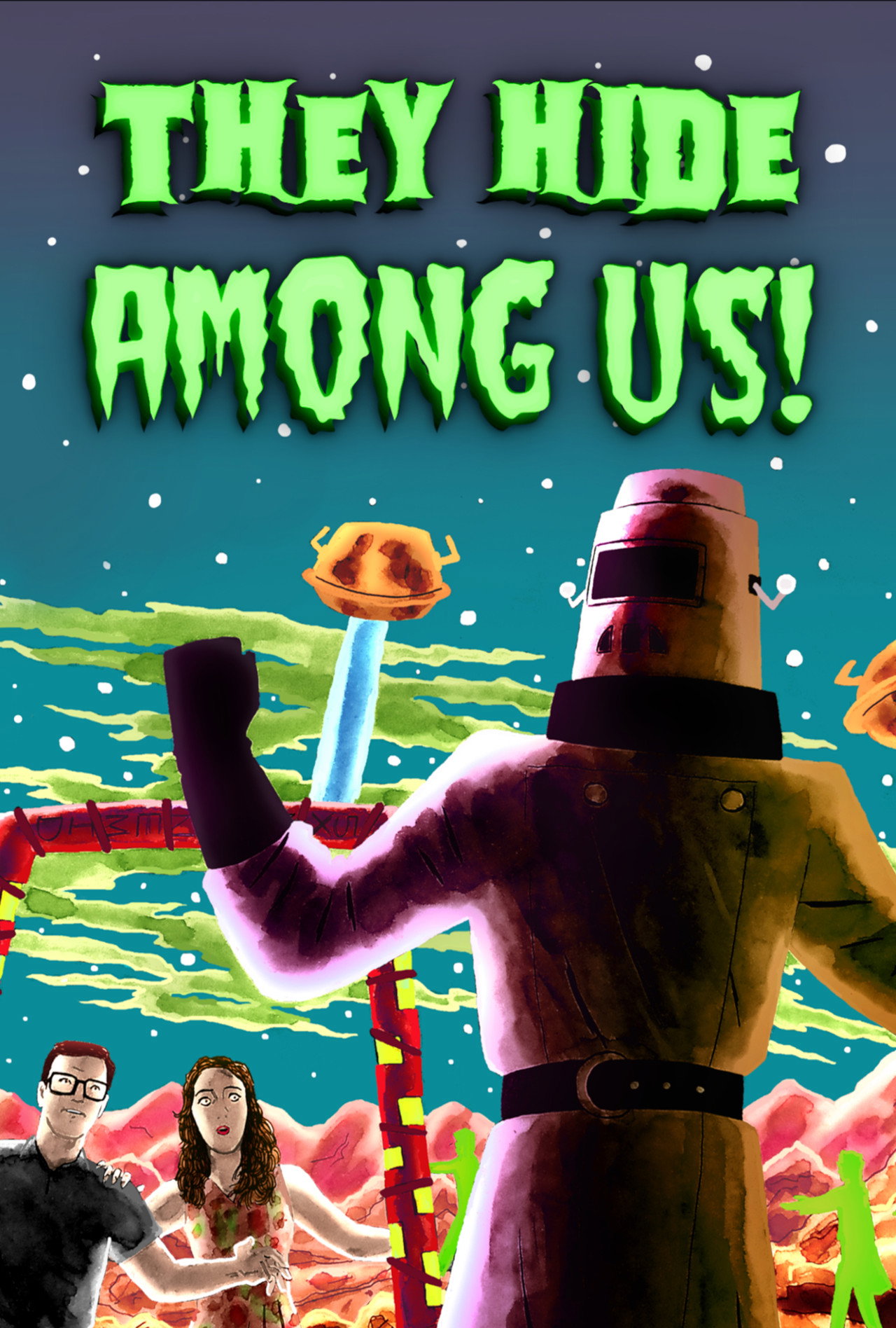 They Hide Among Us! Backdrop