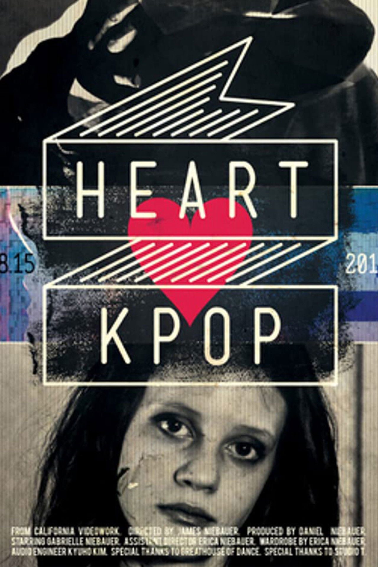 Heart KPop Backdrop