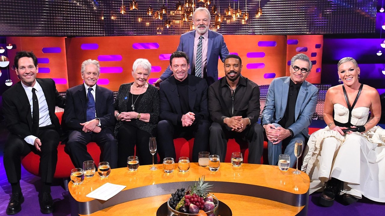 The Graham Norton Show - Season 30 Episode 18 : Dame Judi Dench, Hugh Jackman, Michael B. Jordan, Eugene Levy, Paul Rudd, Michael Douglas and Pink