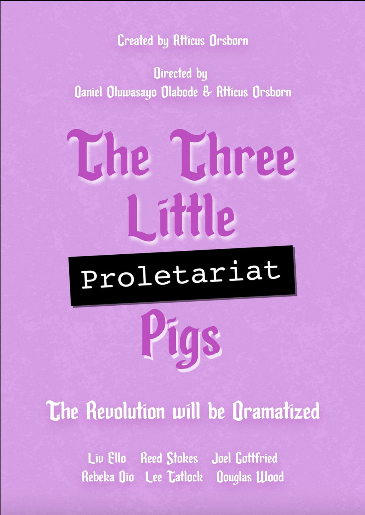 The Three Little (Proletariat) Pigs Backdrop