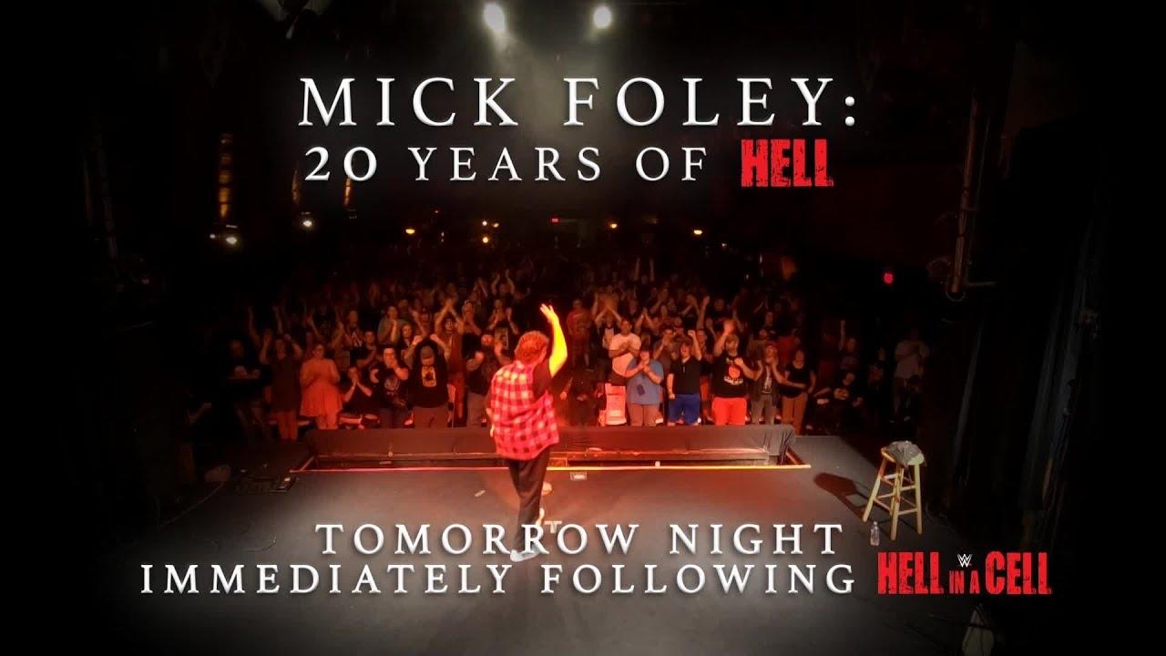 Mick Foley: 20 Years of Hell background