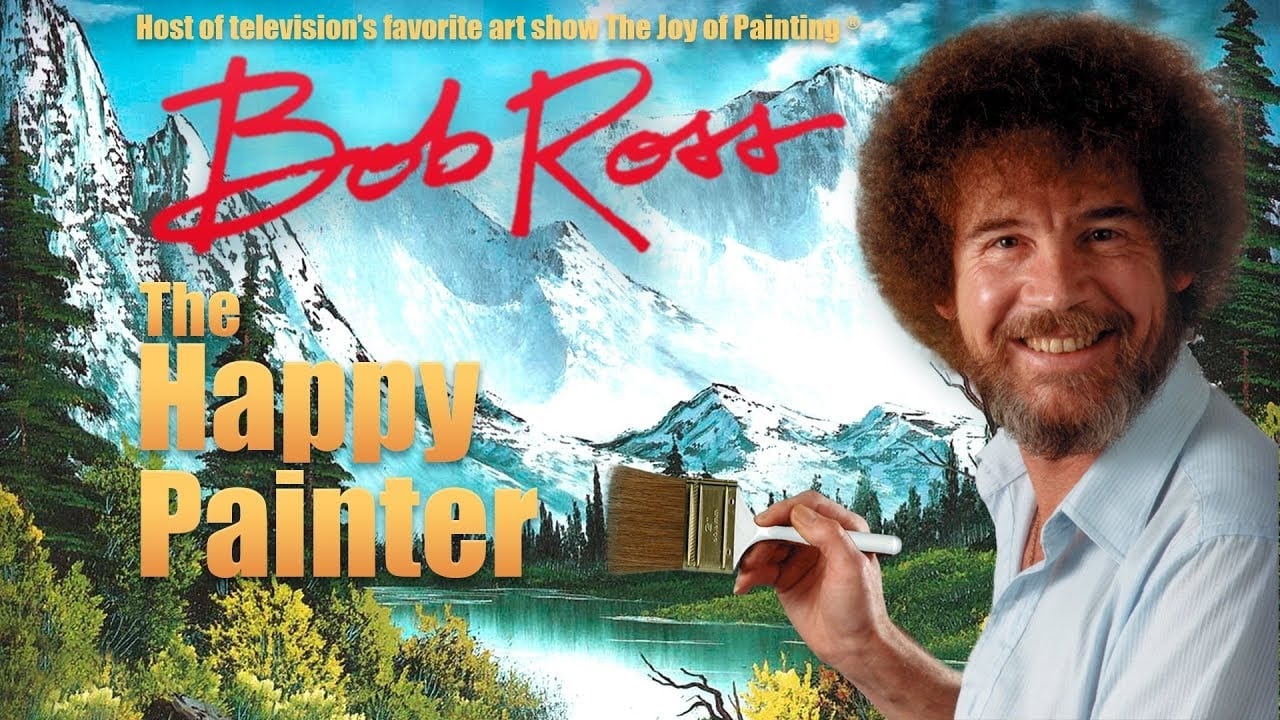 Scen från Bob Ross: The Happy Painter