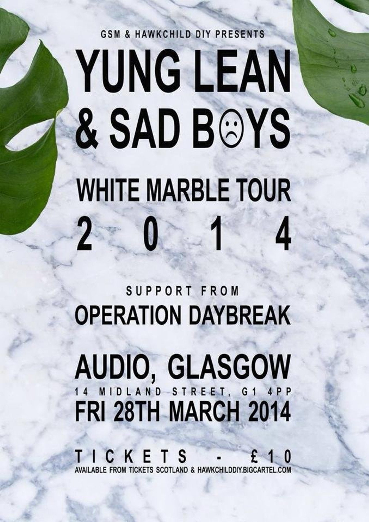 Sadboys: White Marble Tour 2014 filmaffisch