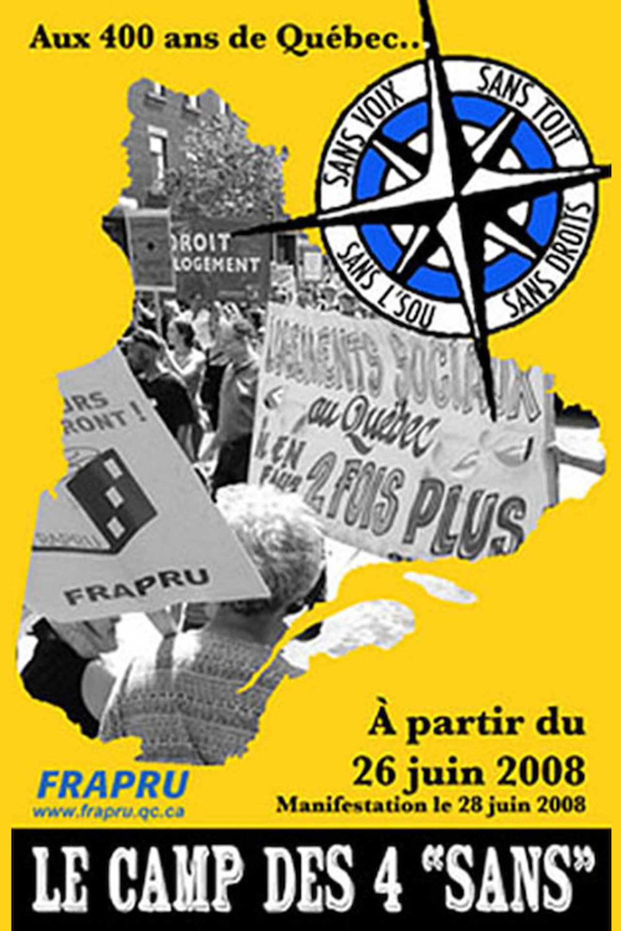 Le camp des 4 "sans" filmaffisch