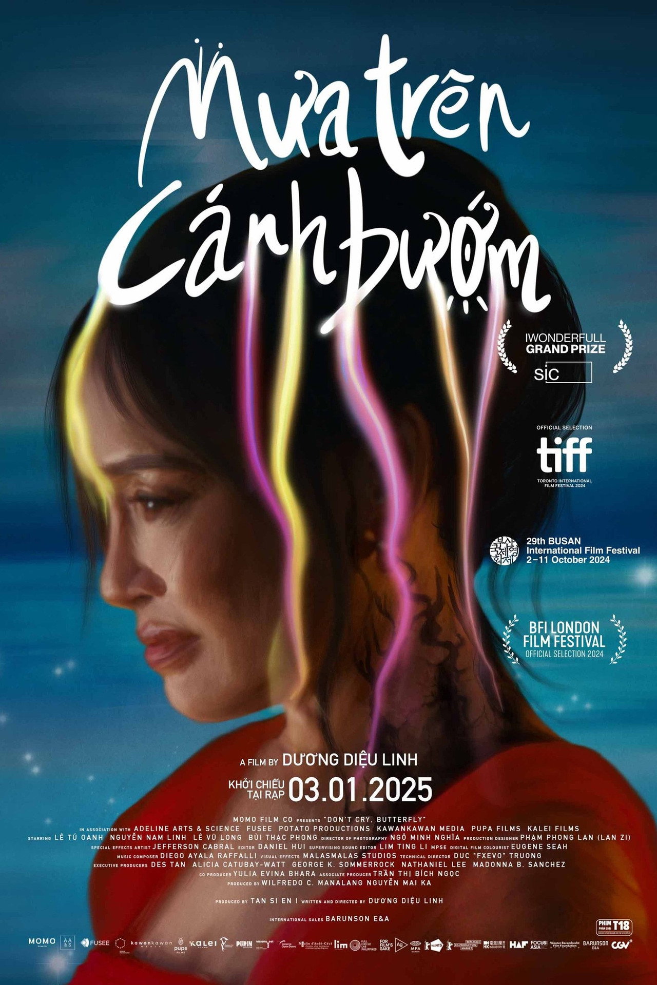 Mưa trên cánh bướm filmaffisch